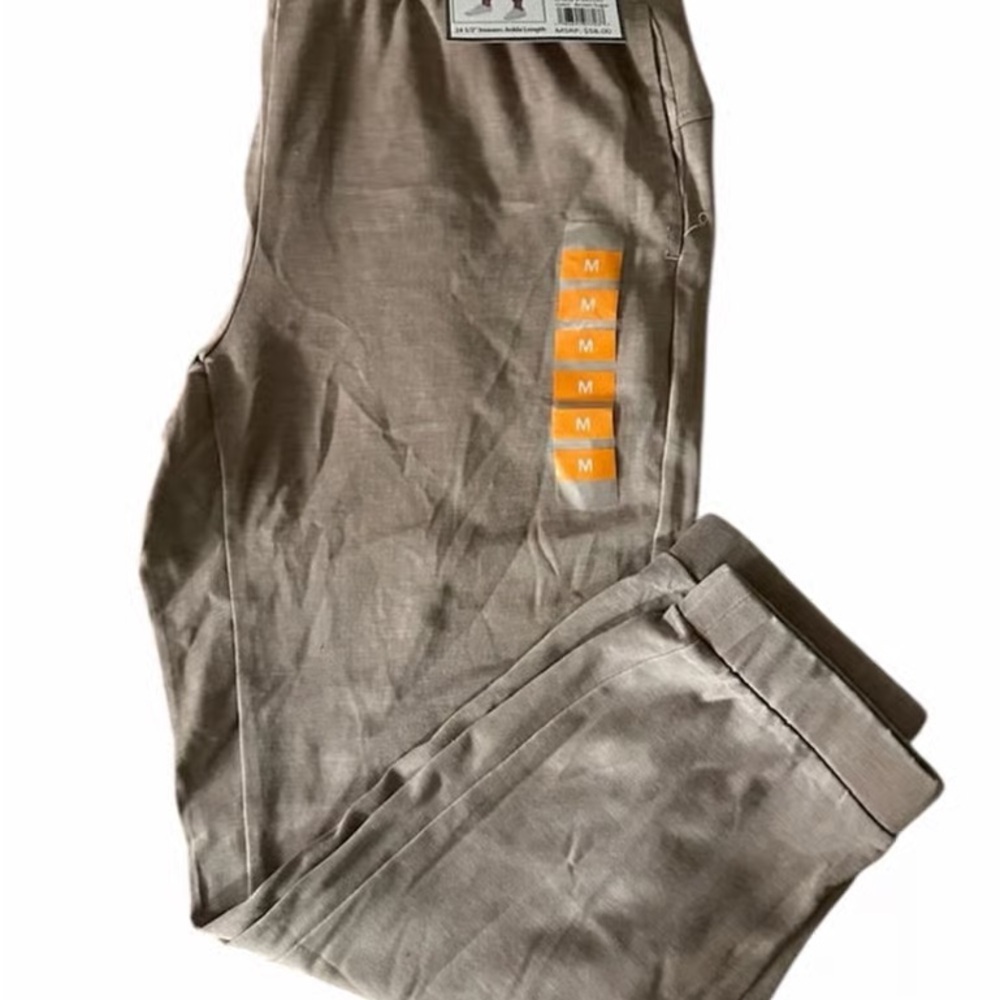 RBX Women’s Brown Sugar Mineral Washed Jersey Cropped Length Jogger NWT Medium